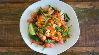 Pomelo Salad With Prawns [upl. by Eberto]