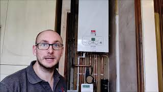 Main Eco Compact 25kW boiler installation [upl. by Ekusuy109]