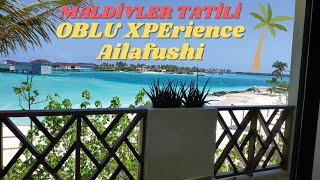 Maldivler OBLU XPErience Ailafushi Tatili [upl. by Aicitel]