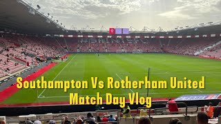 Southampton 11 Rotherham United Vlog  202324 [upl. by Anton2]