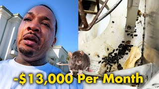 Man Breaks Down After Realizing Mansion He Rented For 13kmonth Is Filled With Rats [upl. by Sigler]