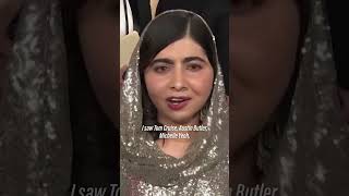 Oscars 2023 Malala Yousafzai dazzles in silver sequins [upl. by Steffen]