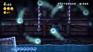 New Super Luigi U Walkthrough Part 8 Rainy Day [upl. by Fulmis16]