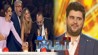 ANTONIO SERRANO SE LLEVA EL PASE DE ORO CONJUNTO DIRECTO A LA FINAL GOT TALENT [upl. by Aihsenat91]