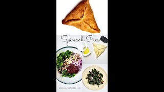 Spinach Fatayer Lebanese Spinach Pie [upl. by Rodriguez]