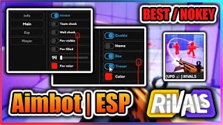 UPD 🎉 RIVALS Script  Aimbot  Player ESP amp More [upl. by Einned]