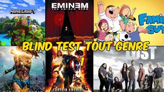 BLIND TEST TOUT GENRE 40 extraits normal [upl. by Enimzzaj]