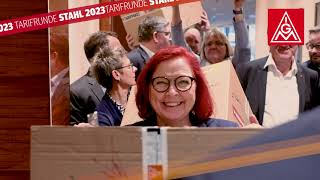 1 Verhandlung Tarifrunde Stahl 2023 [upl. by Notslah]