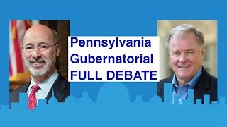 Full Debate  Pennsylvanias governor race  with quotJeopardy host Alex Trebek as moderator [upl. by Neffets]