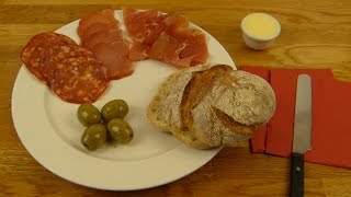 SOLampMAR Spanische Tapas Platte Spanish Cold Cuts [upl. by Armand]