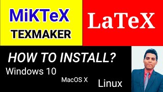 How to download latex  LaTeX  how to install latex in windows 10 hindi  miktex  texmaker  Latex [upl. by Westley48]