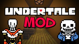 UNDERTALE MOD  Minecraft Mod Showcase [upl. by Urba]