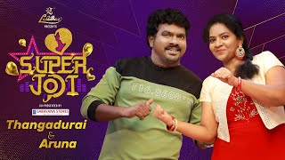 Super Jodi Love Test Thangadurai amp Aruna with Bala Kuraishi [upl. by Daveda]