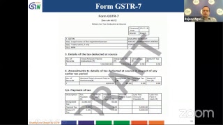 Online Filing of Form GSTR7 on GST Portal by Tax Deductors in English [upl. by Elvie]