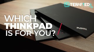 Which Lenovo ThinkPad Is The One For You [upl. by Ledah]