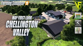 Chellington Valley by OxygenDavid  Farming Simulator 19 Map First Look [upl. by Stolzer184]