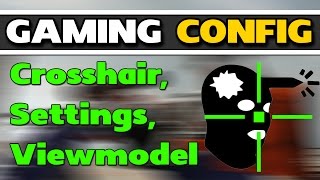 MY GAMING CONFIG  Crosshair Viewmodel and Sensitivity  CSGO Tips [upl. by Skerl]