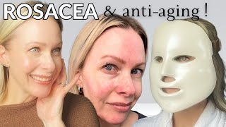 ILLUMINATE Your Skin With Project E Beautys LED MASK For Rosacea And Antiaging [upl. by Asserac]