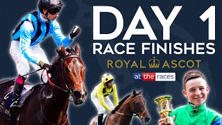 ROYAL ASCOT 2024  ALL DAY 1 FINISHES [upl. by Drofliw694]