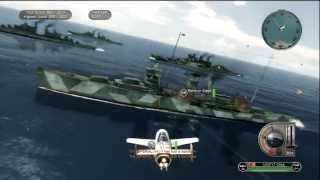 Battlestations Pacific Kamikaze Gameplay [upl. by Aicrag]