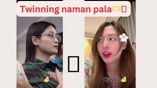 Alice Guo and Cassie Ong Twinning Moments News Updates Alice and Cassie [upl. by Edie]