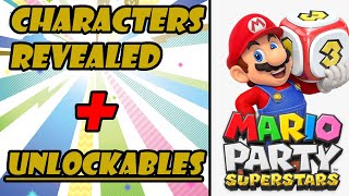 Mario party superstars ALL Playable Characters and Unlockable Characters [upl. by Also]