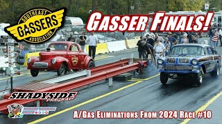 Gasser Finals Southeast Gassers Association 2024  AGas Eliminations  Shadyside Dragway Last Race [upl. by Otsirave]