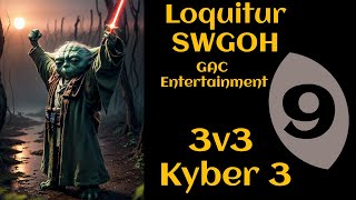 SWGOH Loquitur 3v3 GAC K2 M9 Easy Defense Or Did I Curse Myself Saying That [upl. by Harmon]