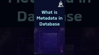 What is Metadata in Database Metadata in Database  Metadata  Data About Data metadata database [upl. by Viviana]