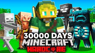 I Survived 30000 days in Hardcore Minecraft World Tour [upl. by Elo]