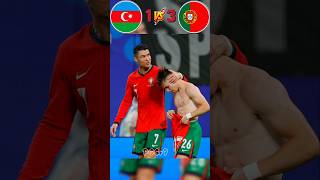 Azerbaijan 🆚 Portugal highlights13 Imaginary worldcup match 2026ronaldo short shorts [upl. by Follmer]