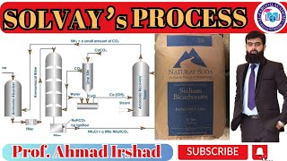 163 Solvays Process  Manufacture of Sodium Carbonate Soda Ash  Class 10th  Chemistry [upl. by Odetta]