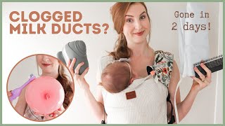 HOW TO CLEAR CLOGGED MILK DUCTS  Breastfeeding [upl. by Fernande239]