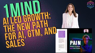 AI Led Growth The New Path for AI and Sales with 1Mind CEO Amanda Kahlow [upl. by Schapira803]