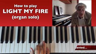 How to play Light my fire solo and Thanks [upl. by Reitrac]