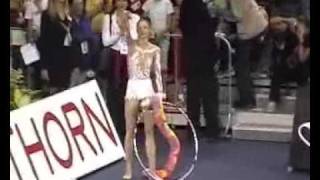 Anna Bessonova hoop WC Budapest 2003 AA [upl. by Nosidam572]