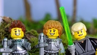 Horrible Histories Im a Knight song in LEGO with Jedi variations [upl. by Reddin]