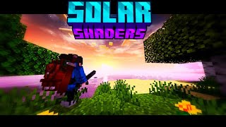 SOLAR SHADERS V7 UPDATE DEFAULT SETTING  REALISTIC SHADERS FOR MCPE 12121 PATCH [upl. by Maurie]