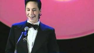 Johnny Weir receives the HRC Visibility Award [upl. by Hedveh]