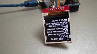 144quot 128X128 SPI Color TFT LCD Module Display ILI9163 обзор [upl. by Nirrol]