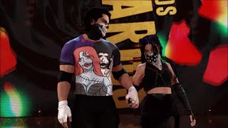 JALEY OMAET VS ZELINA VEGA WWE2K24 [upl. by Nairde]