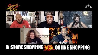 In Store Shopping vs Online Shopping  SquADD Cast Versus  Ep 22  All Def [upl. by Nahaj]