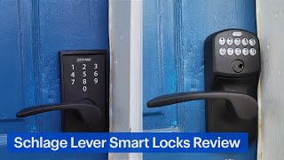 Schlage Touch Lever and Keypad Lever Smart Locks Review [upl. by Teraj646]