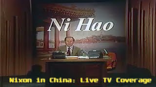 Nixon in China CBC TV Coverage February 1972 [upl. by Einnel]