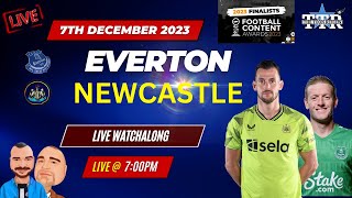 Everton v Newcastle United  Live Watchalong [upl. by Rabjohn162]