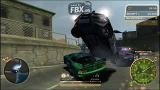 NFS Most Wanted  Speedtrap Race and Police Chase with JVs Viper before racing against Webster [upl. by Shandra173]