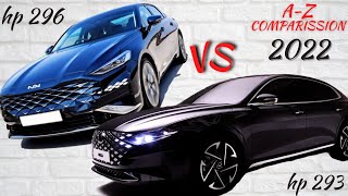 2022 kia k8 vs hyundai azera 2021 best sedan Interior price upclose details comparison [upl. by Angelia]