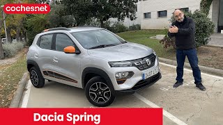 Dacia Spring 2022  Prueba de Autonomía  Range Test  Review en español  cochesnet [upl. by Aoht]