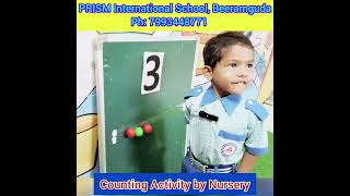 Counting Activity by Nursery  PRISM International School Beeramguda [upl. by Aivon]