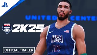 NBA 2K25 Olympics Gameplay Trailer  USA vs FRANCE Next Gen Gameplay PS5Xbox Series X Concept [upl. by Faxon]